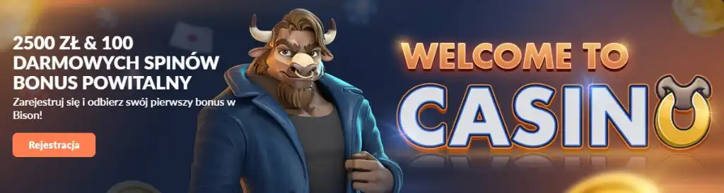 Bison Casino, kasyno online, rejestracja