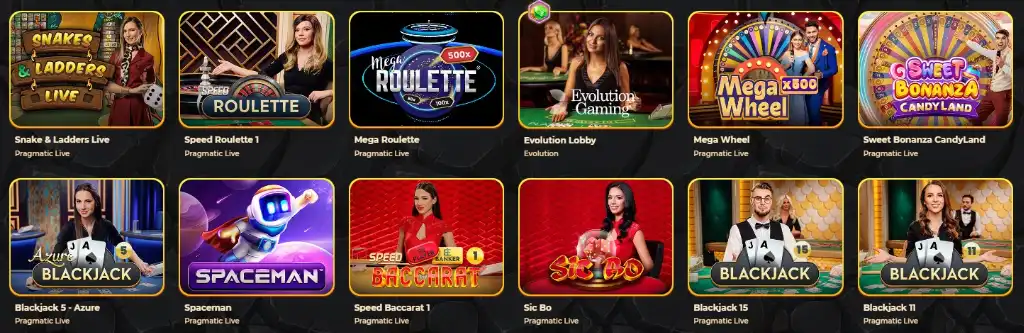 Kasyno na żywo, Winlegends, live casino