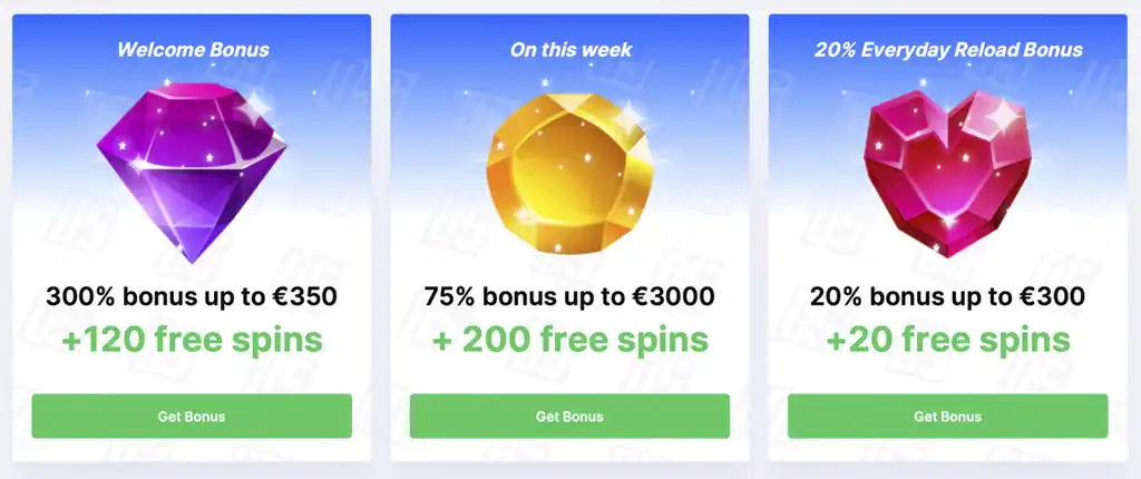 Oferta powitalna, Dozenspins Casino, darmowe spiny