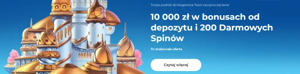 Tsars Casino, Darmowe spiny, kasynach online