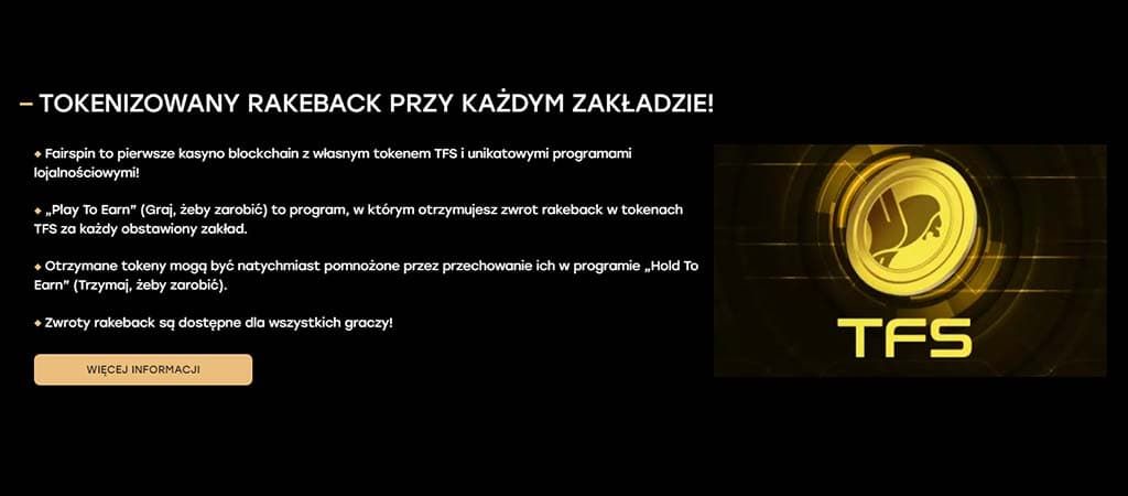 Fairspin Casino, kasyn online, tokenizowany