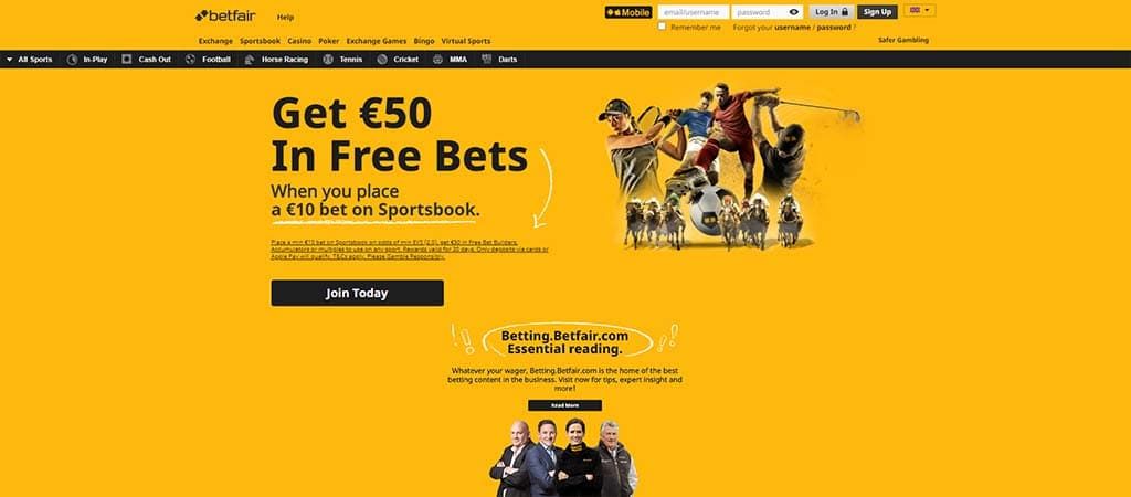 Betfair Casino, kasyno online, Oferta kasyna