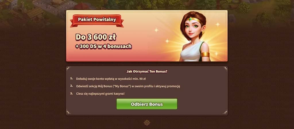 Promocje i bonusy, darmowych spinów, My Empire Casino