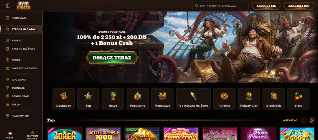 fat pirate casino, kasyno online, strona internetowa