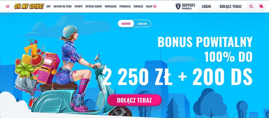 OhMySpins Casino, kompendium wiedzy 2025