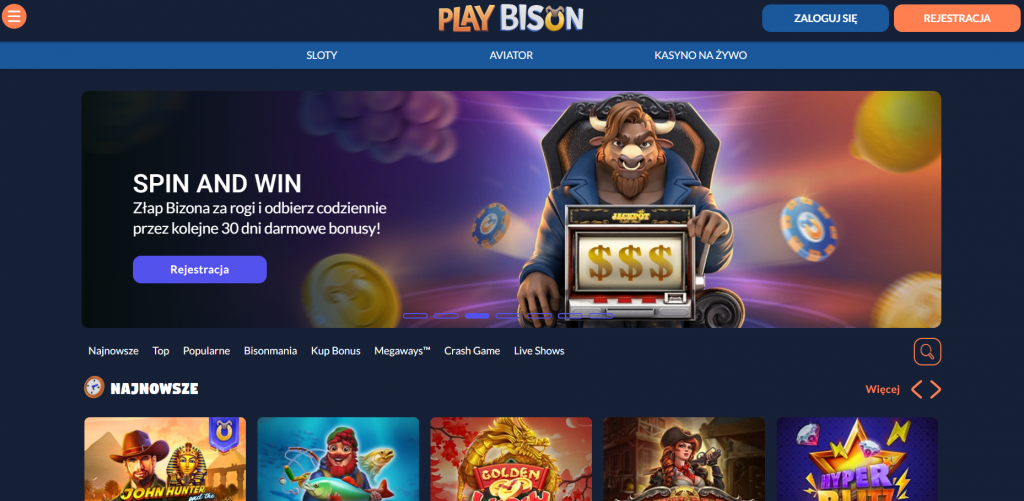 playbison, casino, win