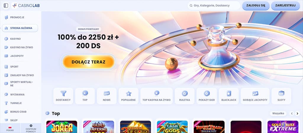 kasyno casinolab, kasyno online, strona internetowa