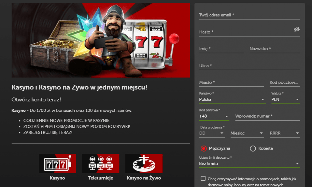 Betsafe Casino ️ 1700 PLN Bonus + 100 DS - Polskie Casino