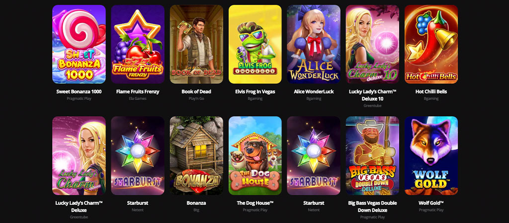 LVBet Casino, sloty, gry kasynowe, Sweet Bonanza, Book of Dead, Starburst, Wolf Gold, The Dog House, Elvis Frog