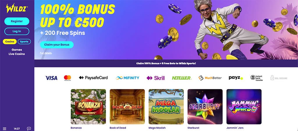 Wildz, Polskie Casino 2025, Kasyno Online