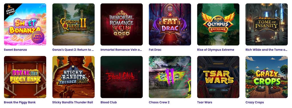 Gry slot, slot games, live casino, Bonusy kasynowe