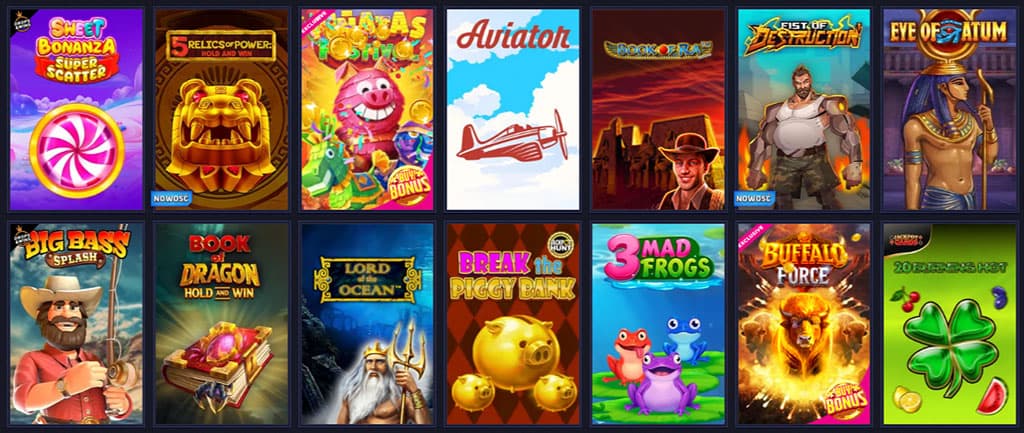 Gry slot automaty, slots, kasyna Polska