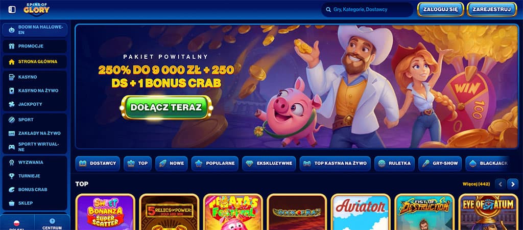 Spins of Glory, Polskie Casino, kasyno pod lupą ekspertów