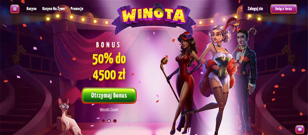 Winota Casino, kasyno online, online bonus