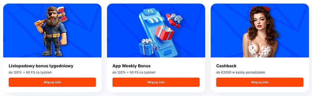 Cotygodniowy bonus na premię, online casino