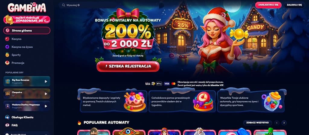 Gambiva Casino, bonusy, oferta gier, licencja i bezpieczeństwo kasyna 2026