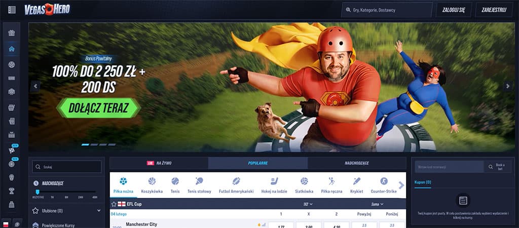 VegasHero, Automaty Online, Oferta Bonusów