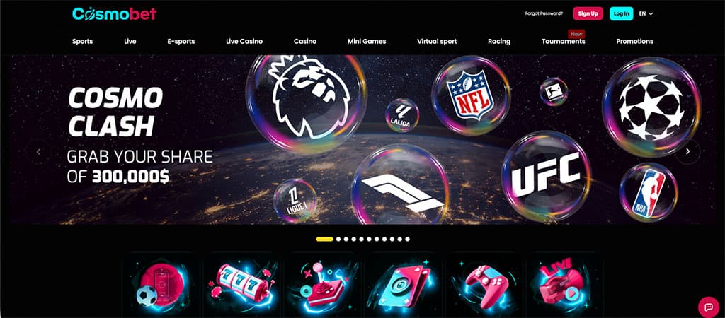 Kosmiczna Rozrywka z Atrakcyjnymi Bonusami w Cosmobet Casino