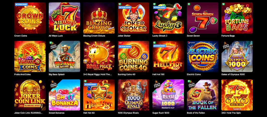 Kasynie FieryPlay Casino, sloty, automaty