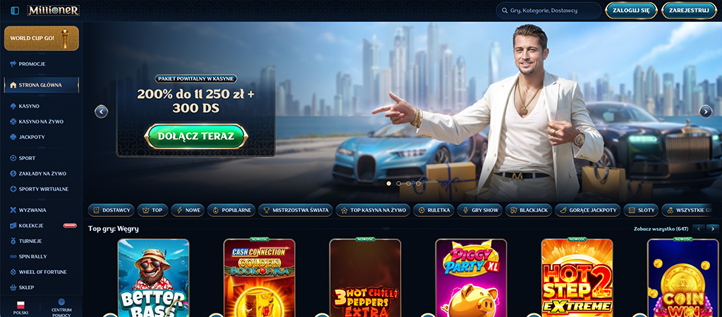 kasyna Polska i gry hazardowe, Millioner Casino