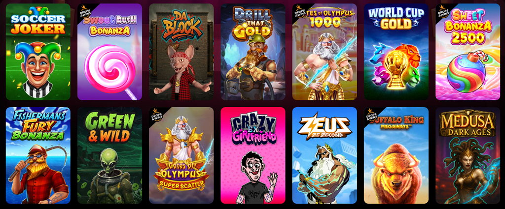 Kasynowych, Winota Online Casino, sloty