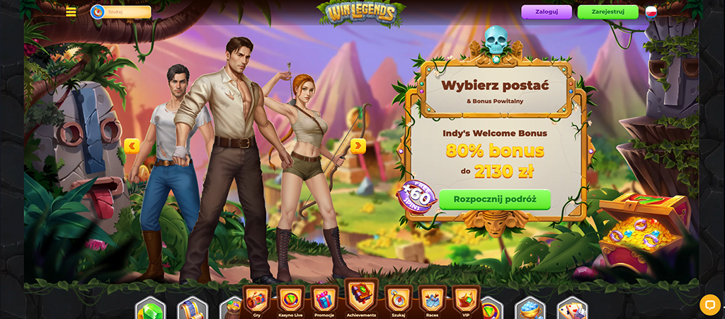 WinLegends, Recenzja, Bonus i Opinie w Polskie Casino