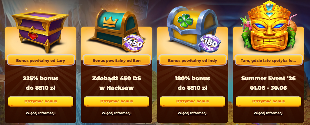 WinLegends Bonus Bez Depozytu 2026, bonusy