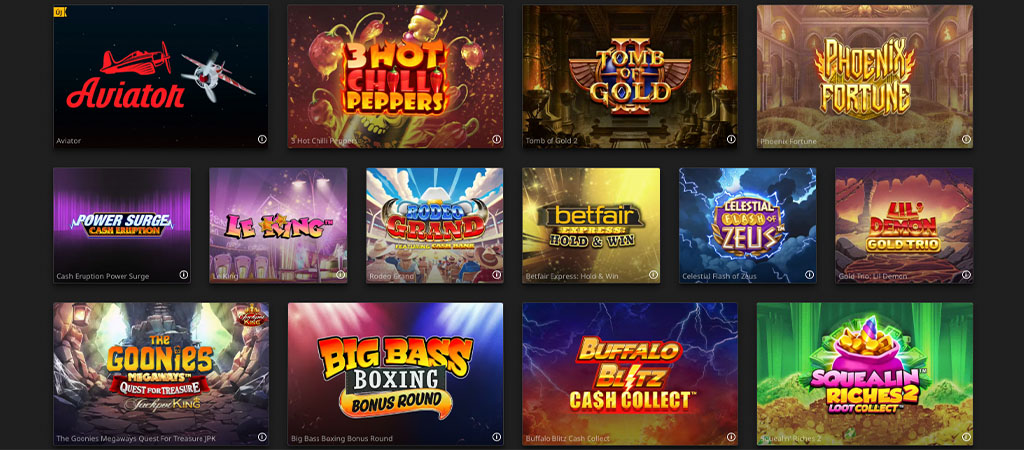 BetFair Casino no Deposit Bonus, BetFair Slots