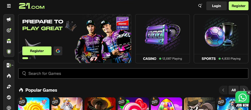 Wygodna Gra Online w Kasynie Internetowym 21 Com Casino