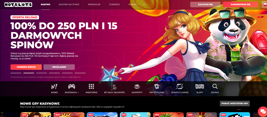 HotSlots Casino, kasyno online, mobil casino