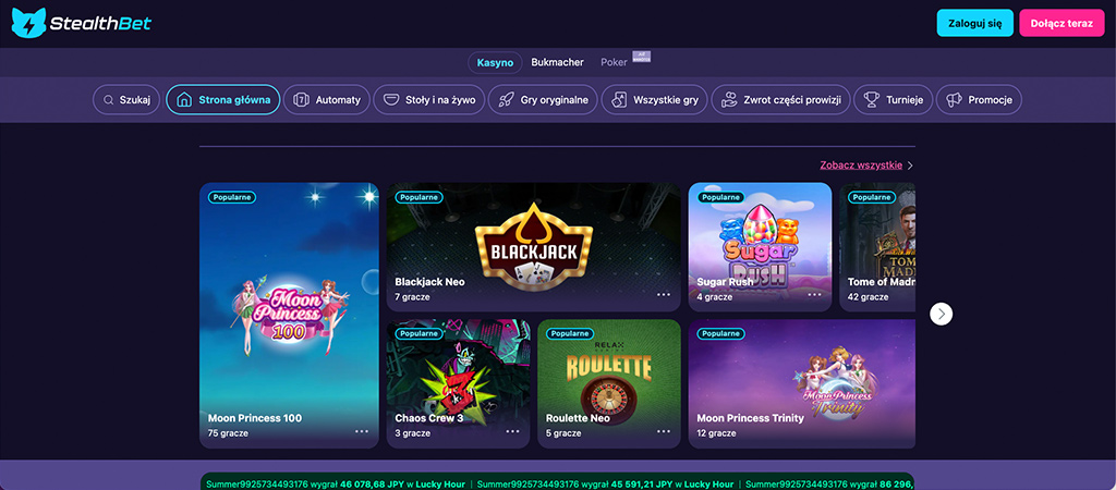 StealthBet Casino, online kasyno, Opinia Ekspertów
