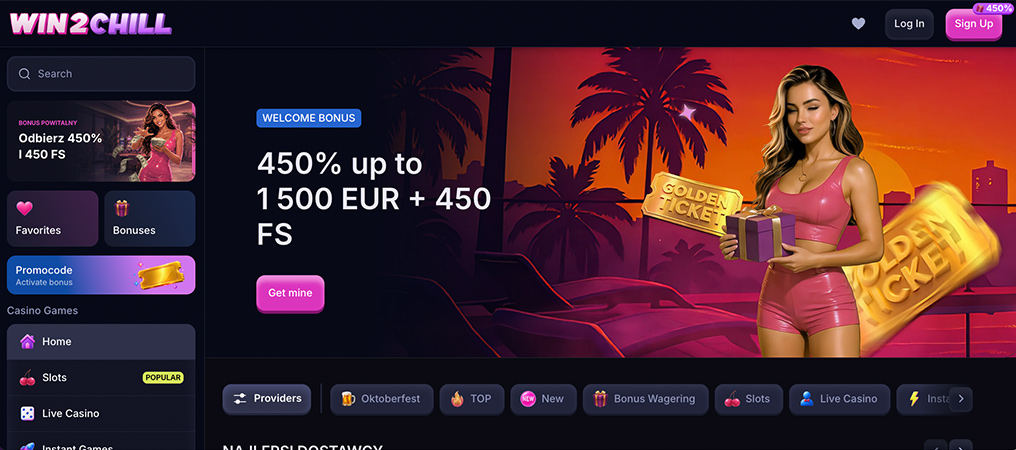 Win2Chill, Poznaj Ofertę Nowego Kasyna